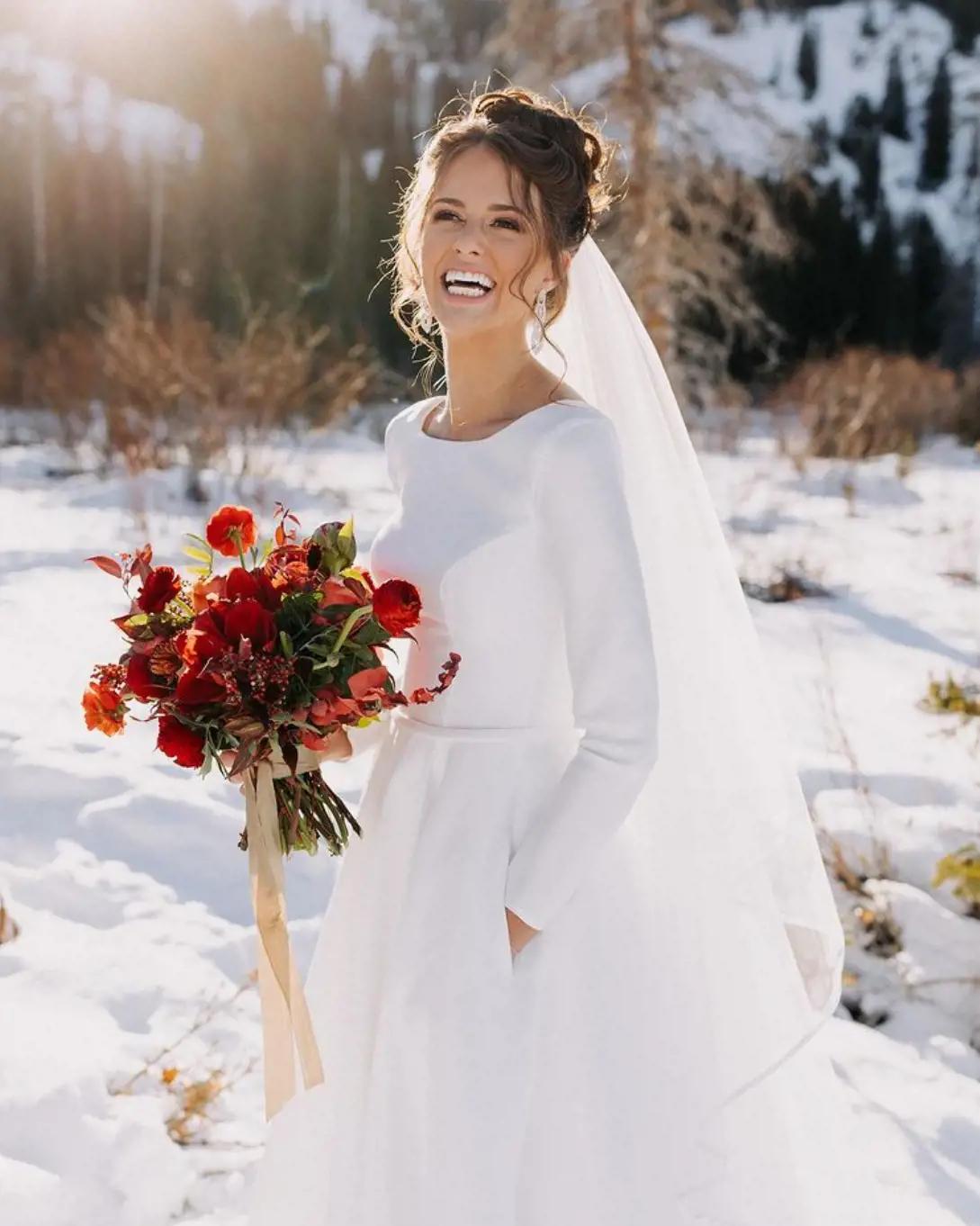 Modest Wedding Gowns Perfect for Spring Image