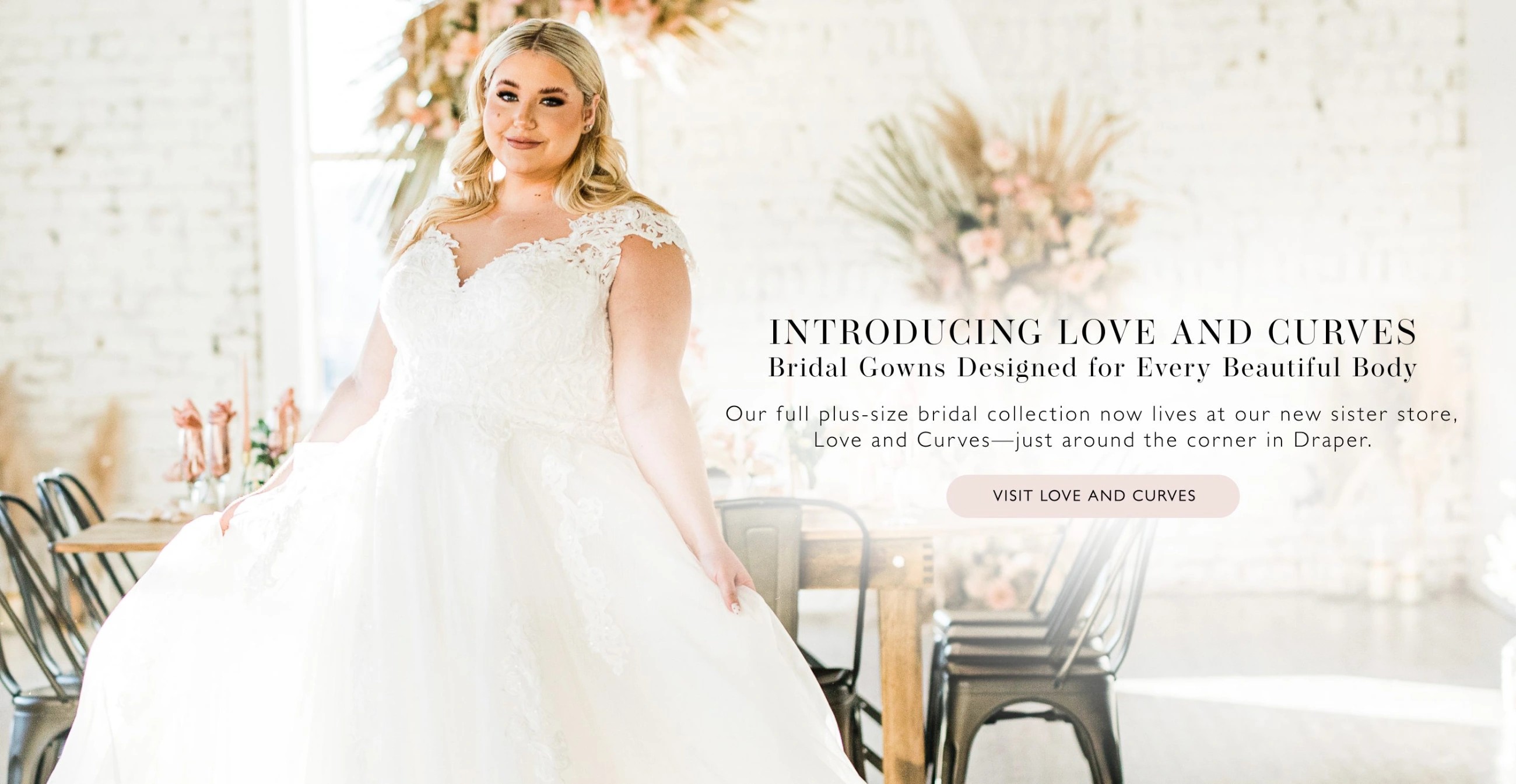 Love and Curves desktop banner