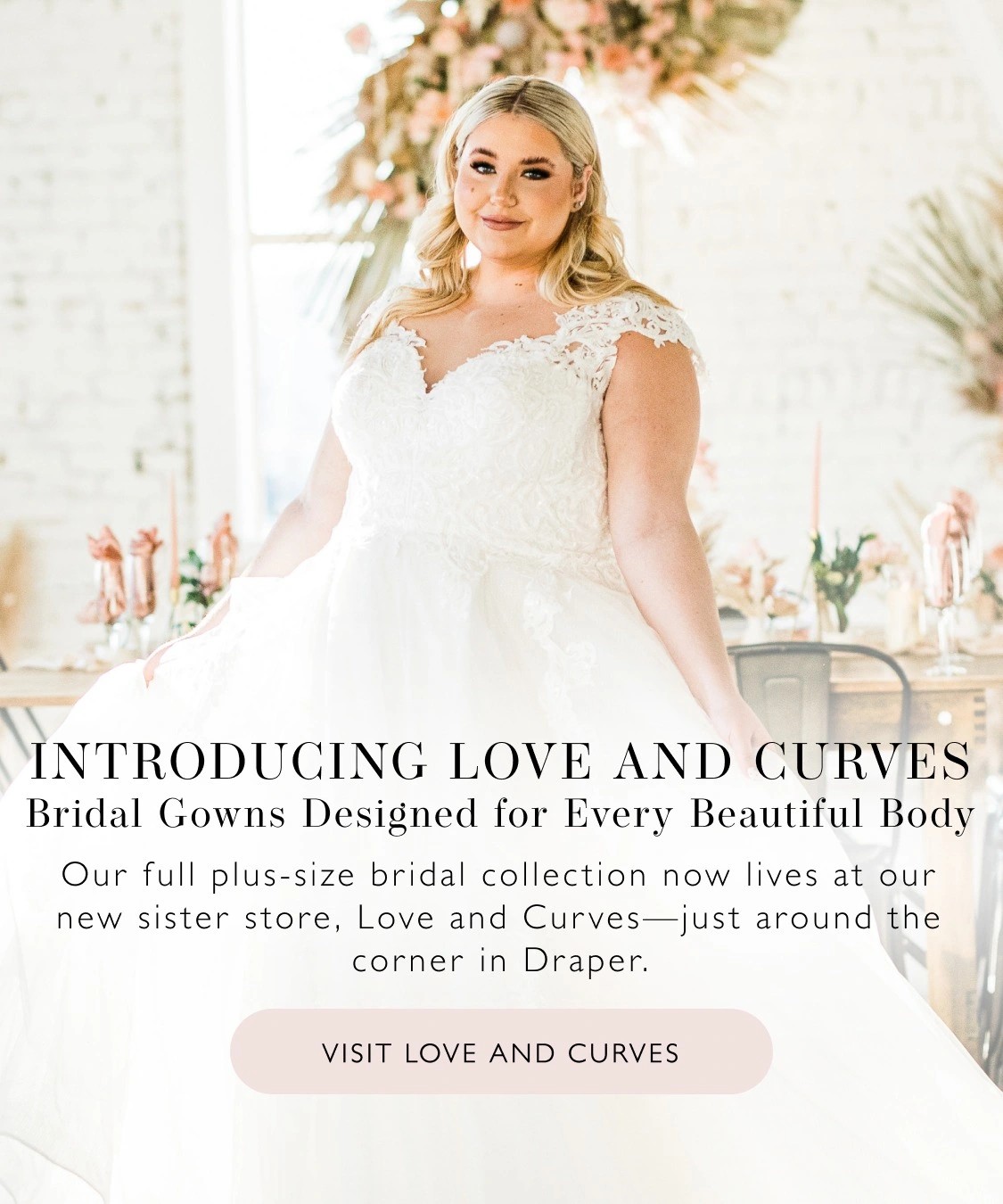 Love and Curves mobile banner
