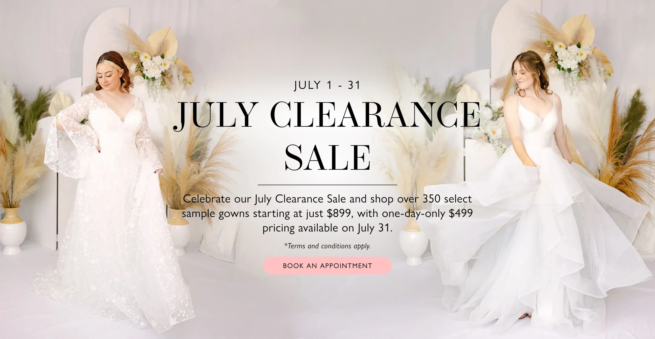 July Clearance Sale Banner