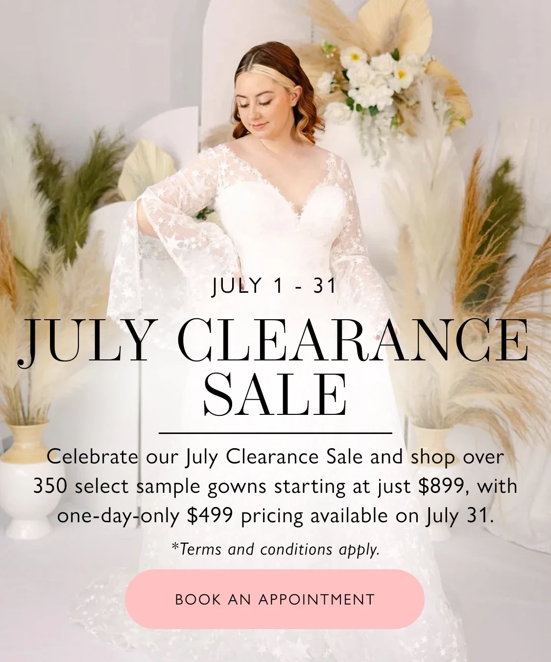 July Clearance Sale Banner